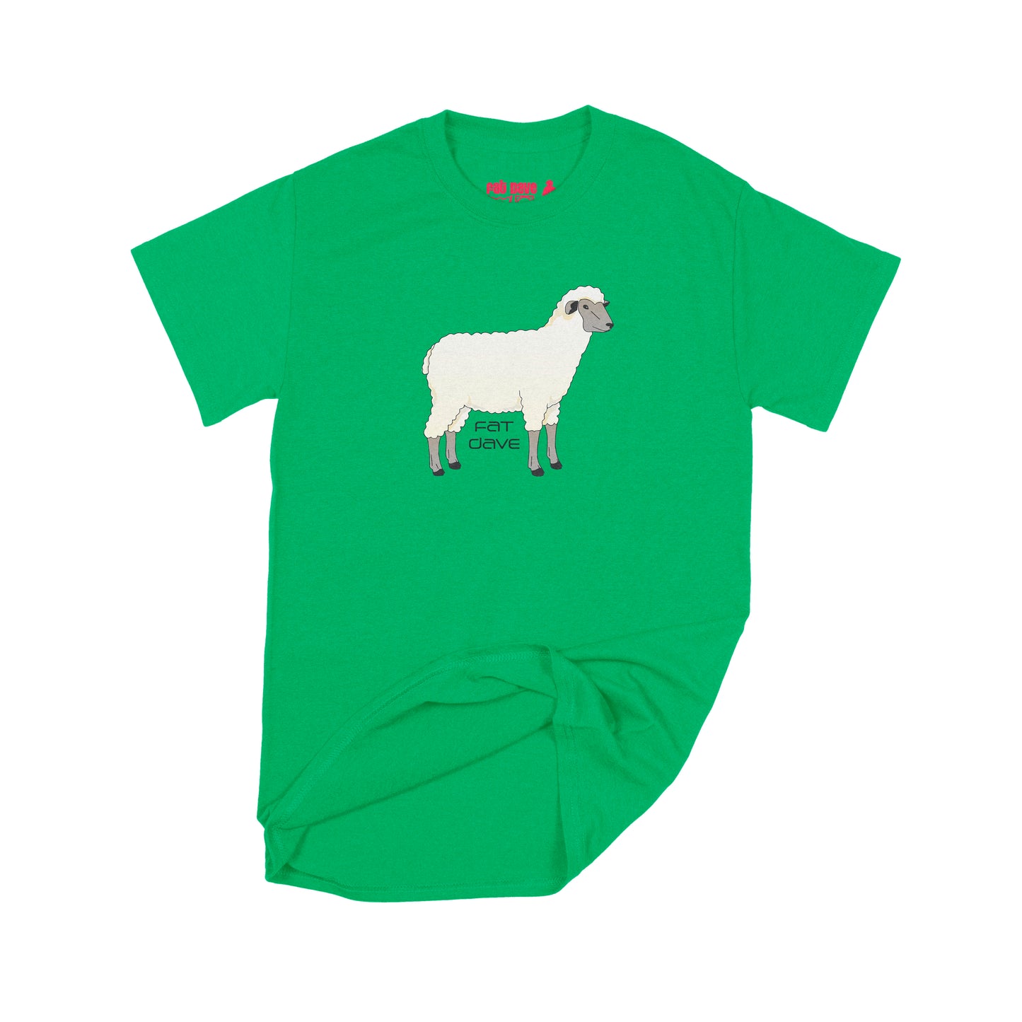 Brantford, Business, Fat Dave, Sheep, T-Shirt, Irish Green