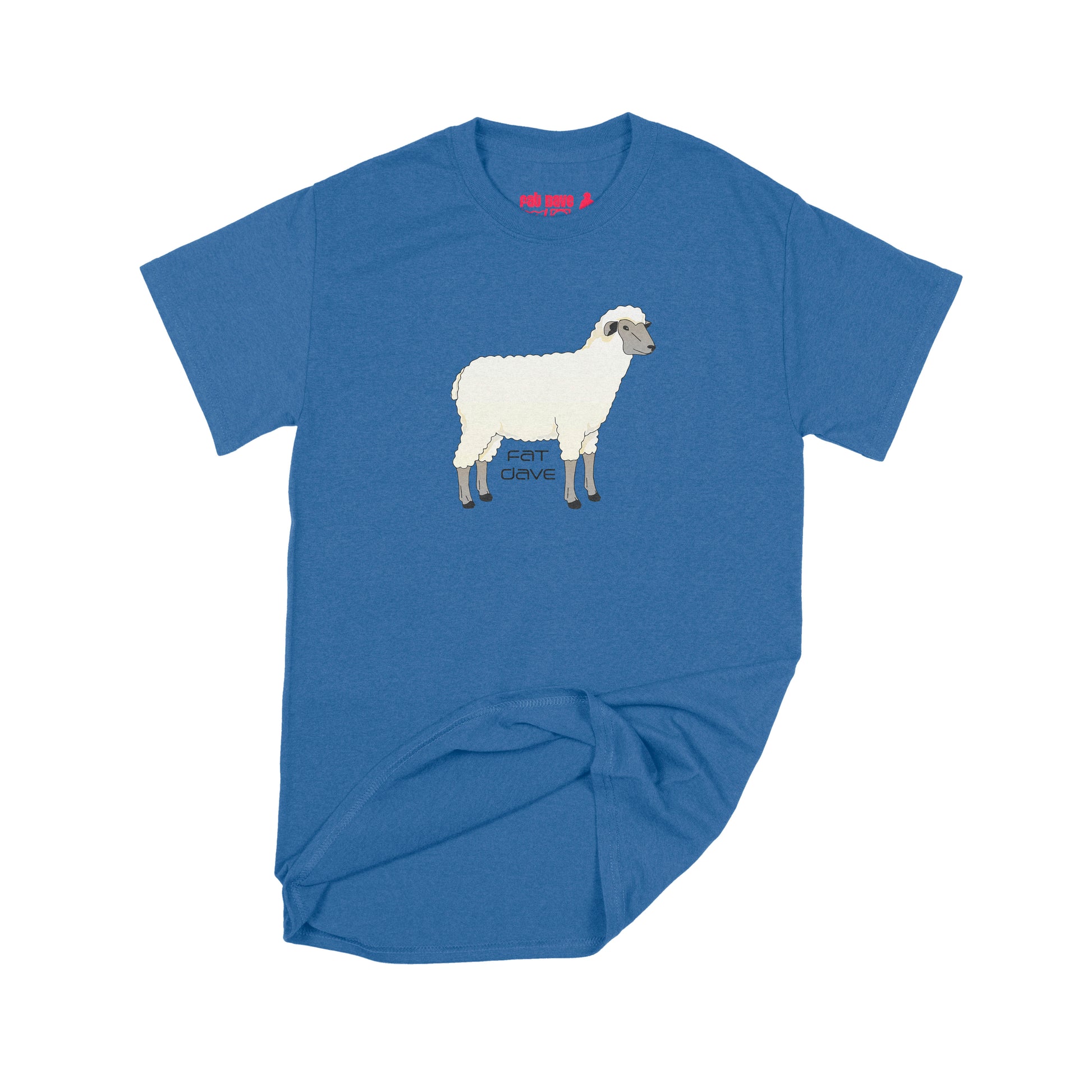 Brantford, Business, Fat Dave, Sheep, T-Shirt, Royal Blue