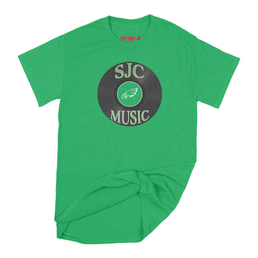 St. Johns College Music Club T-Shirt Small Irish Green