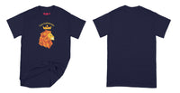 Ecole Confederation Lion T-Shirt Small Navy Blue