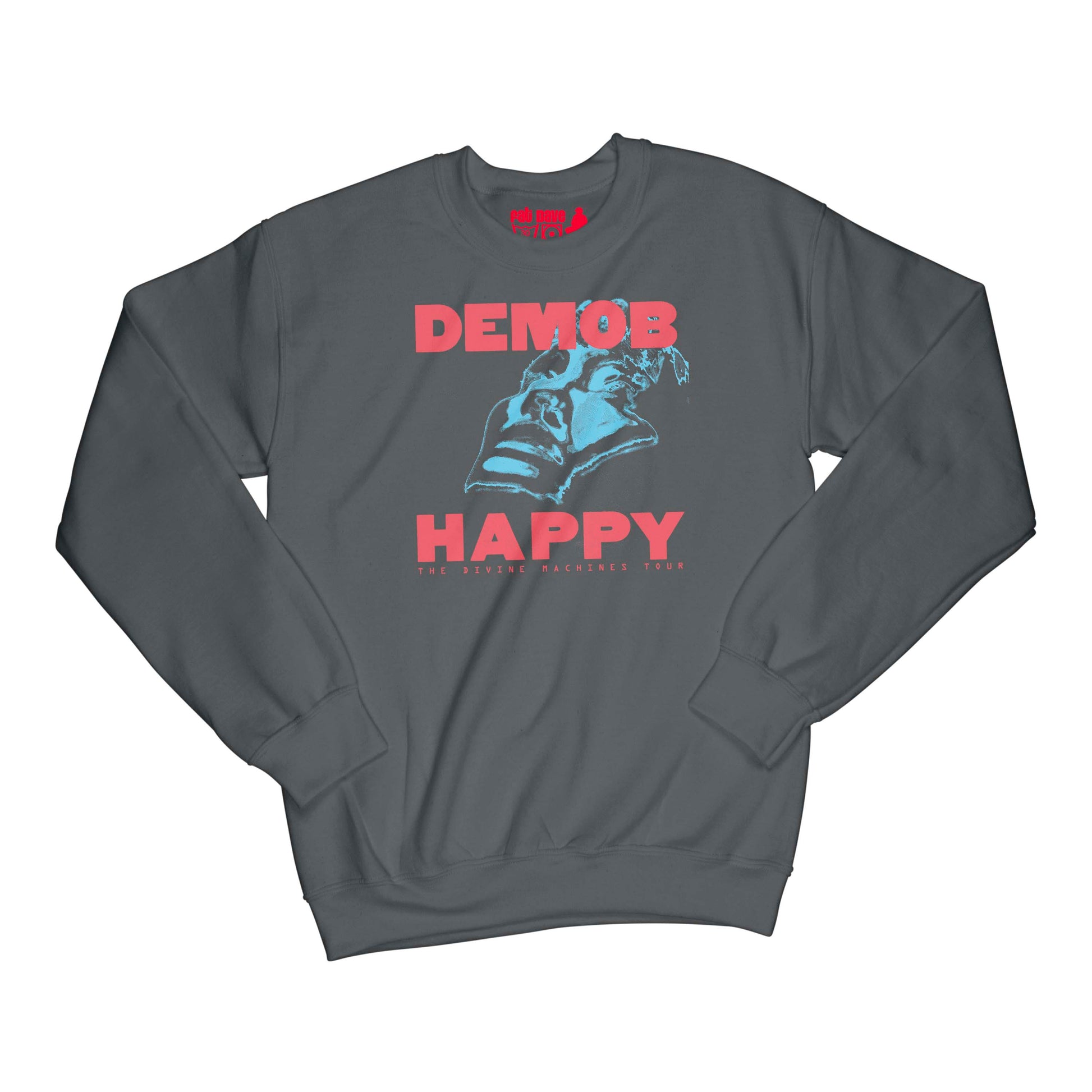 Demob Happy The Devine Machines Tour Sweatshirt Small Black