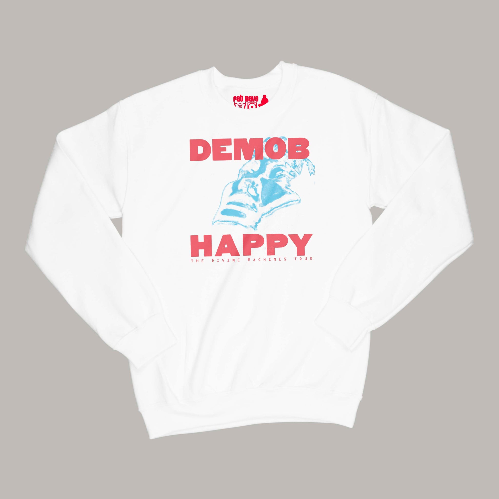 Demob Happy The Devine Machines Tour Sweatshirt Small White