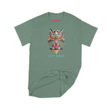 Brantford, Business, Fat Dave, Psychedelic Owl, T-Shirt, Military Green