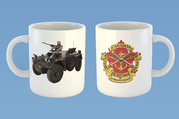 Canadian Military Heritage Museum Ferret Armoured Vehicle Coffee Mug