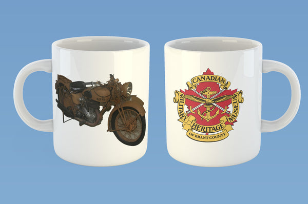 Canadian Military Heritage Museum Norton Motorcycle Coffee Mug